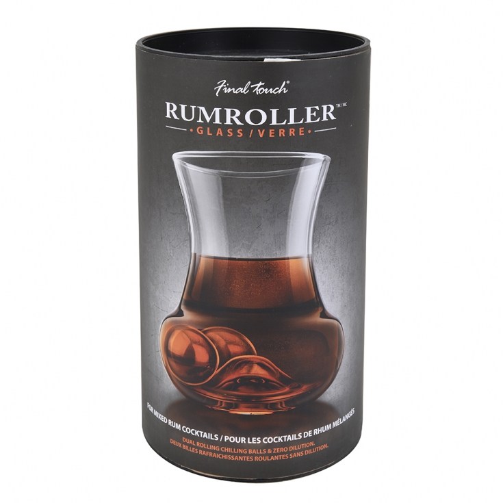 FINAL TOUCH Rum Roller GlassWing On
