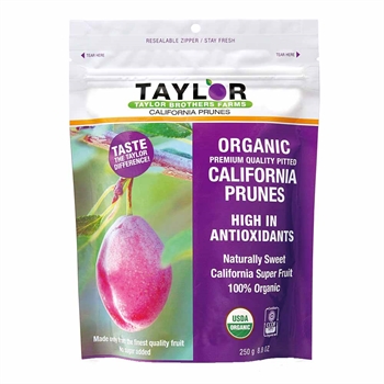 Taylor Organic Pitted Prune Bagged 250g