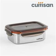 Cuitisan Rectangular Stainless Steel Container 350ml, Sign