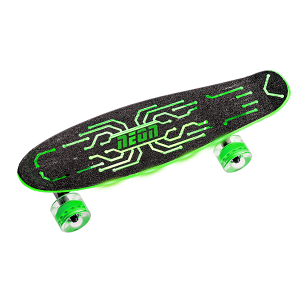 Neon Hype Skateboard (Green) 100789Wing On