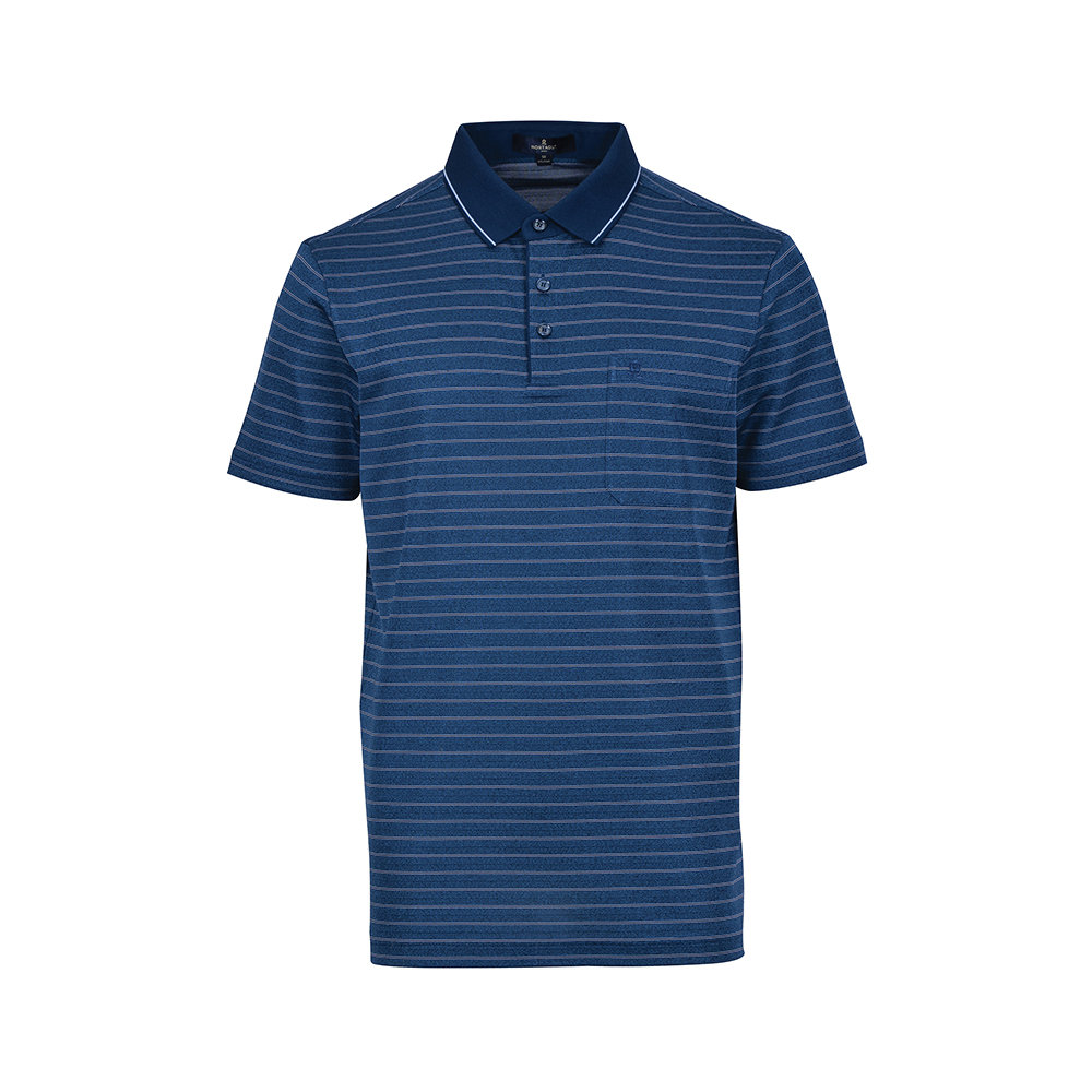 Montagut Silk Polo Shirt 2KT2212159 - Dark Blue--Wing On NETshop