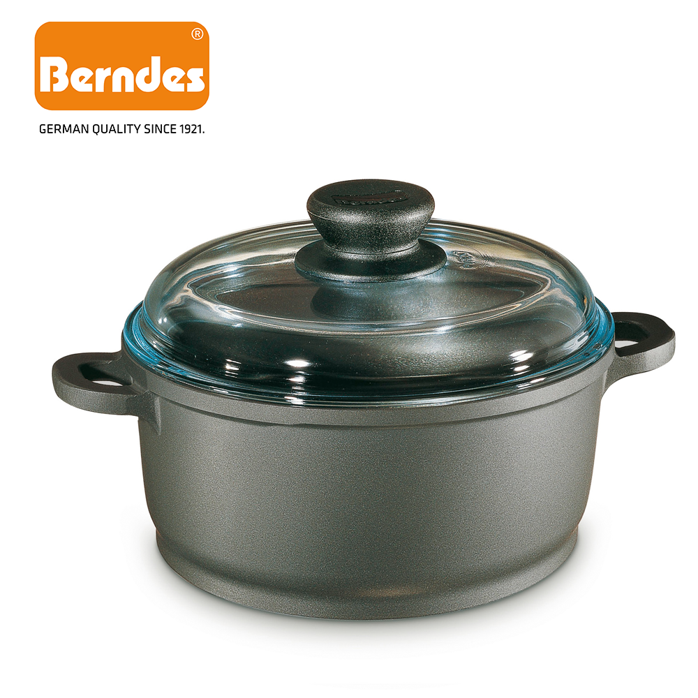 Berndes Bonanza Saucepan w/glass lid 18cm+Deep Casserole w/glass