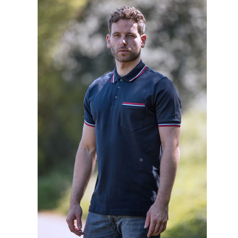 on polo t shirt