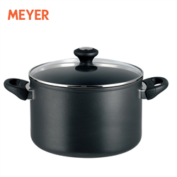 Meyer 24cm/7.6L Nonstick Stockpot with Glass Lid - Cook'N Look (#18888)
