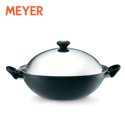 Meyer 36cm/7.3L Nonstick Chinese Wok with Lid - Cook'N Look (#18896)