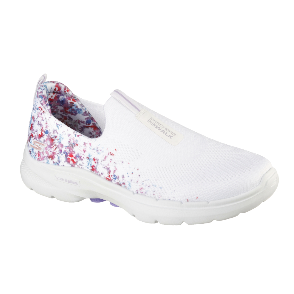 Skechers GO WALK Women's Walking Shoes 124543/WMLT White/Multi - Main Image