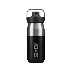 360 Degrees Vacuum Insulated Stainless Wide Mouth with Sip Cap 550ml 360SSWINSIP550 (Black)