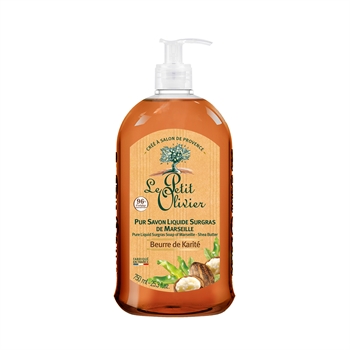 Le Petit Olivier Pure liquid surgras soap of Marseille Shea Butter 750ml LEO-SP-020