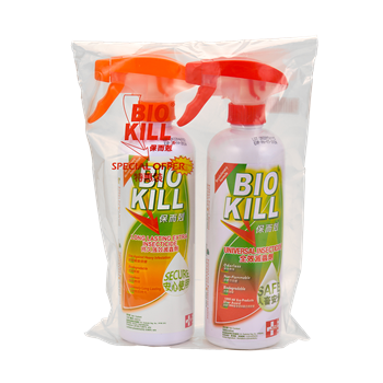 BIOKILL Universal Insecticide 500ml + Long Lasting Extra Insecticide 500ml