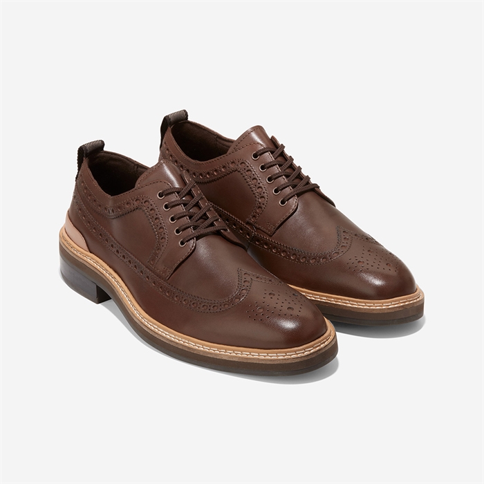 Cole Haan Men's Davidson Grand Wingtip Oxford C35837 (Coffee