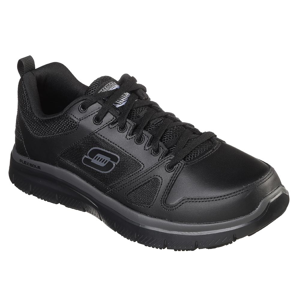 Skechers for work on sale men's 77040 athletic oxford