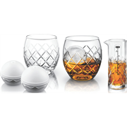 Final Touch Hard- Etched On the Rock Glass 5 piece Set, GS384