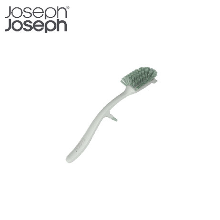 Joseph Joseph Edge Dish Brush In Light Stone/Sage