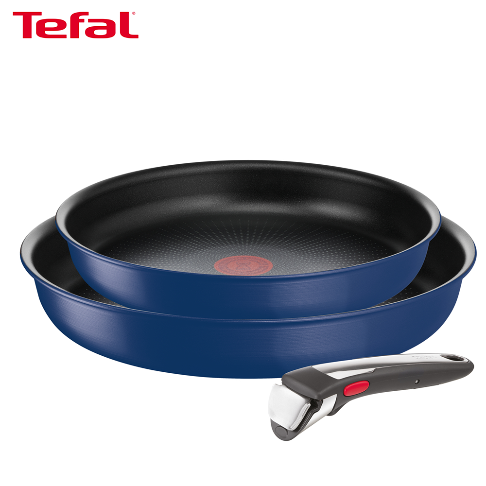 調理器具 T-fal ingenio  blue Intense Ingenio Expertise 14-Piece Nonstick Cookware Set - Cobalt Blue
