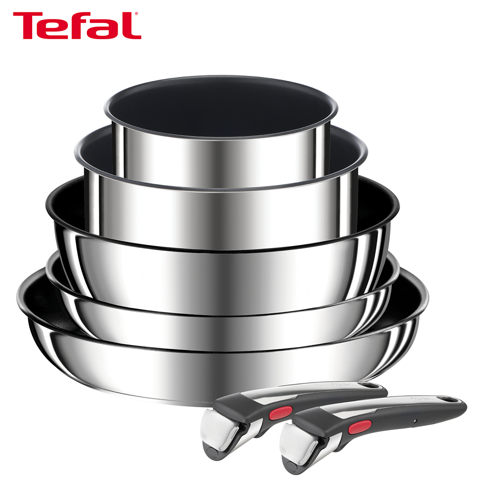 Tefal Ingenio Stainless Steel 7pcs Set L9749202--Wing On NETshop