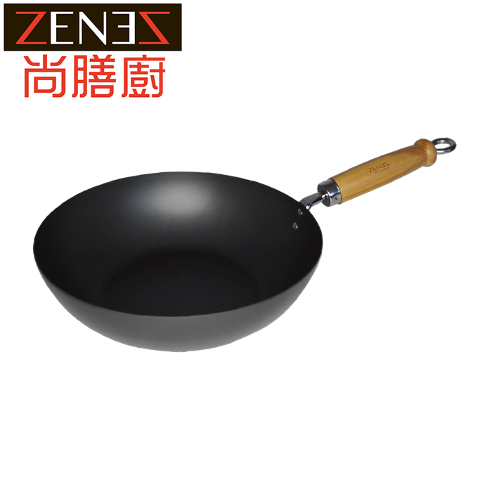 食器 oknw Zenez Iron Wok 28cm + Ceramic Pot 2.6L IW-28+ZCP-20--Wing On