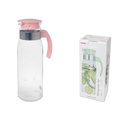 Hario 1.4L玻璃冷水瓶(粉紅色)
