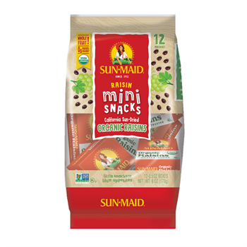 Sun Maid Organic Raisins 12's