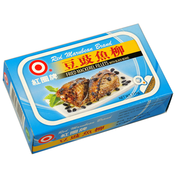 Red Marubean Fried Mackerel Filletswith Black Beans 115g