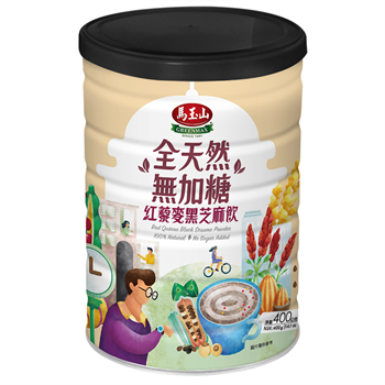 GREENMAX Red Quinoa Black Sesame Powder 100% Natural No Sugar Added 12x30g