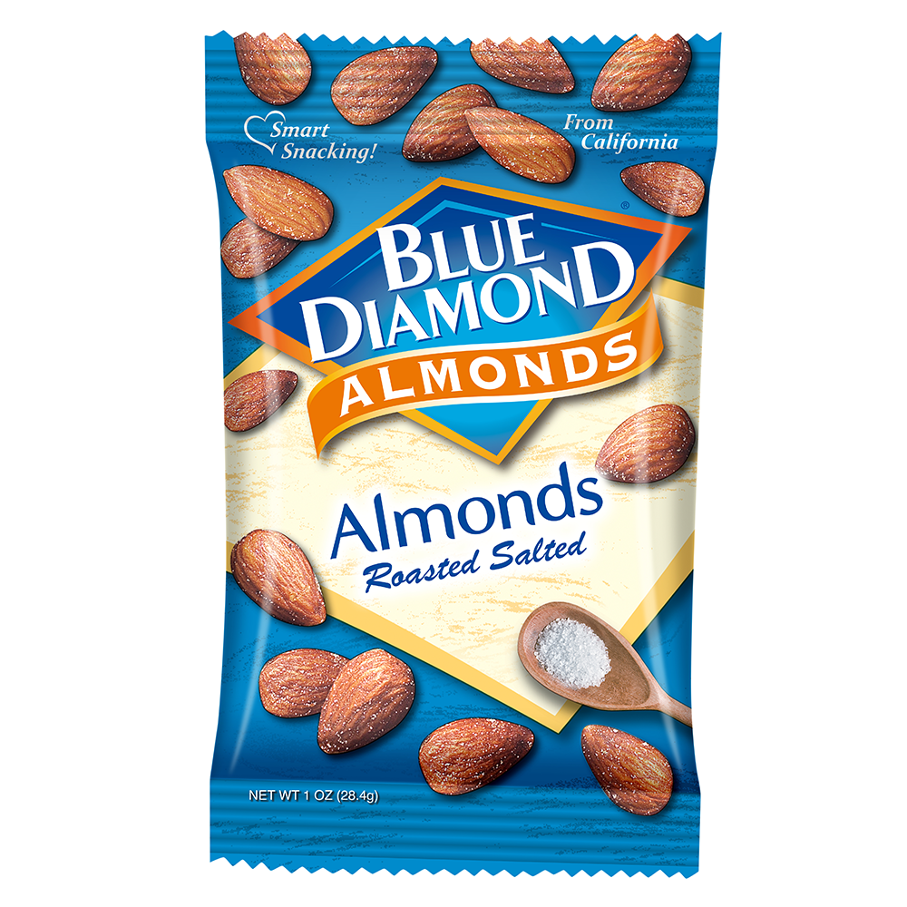 蓝钻石包装盐焗杏仁 28.4克