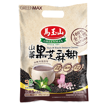 Greenmax Yam & Black Sesame Cereal 13x35g