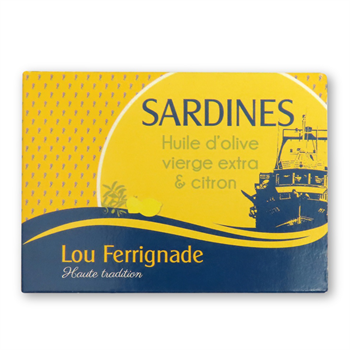 Lou Sardines With Extra Virgin Olive Oil & Lemon