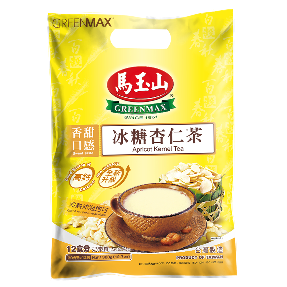 馬玉山冰糖杏仁茶(袋) 14x30克