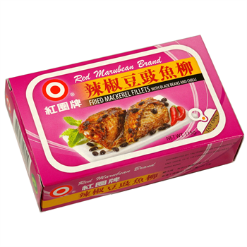 Red Marubean Fried Mackerel Fillets with Black Bean & Chilli 115g