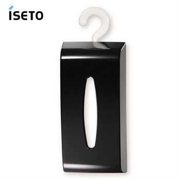 Iseto Tissue Box With Hook Black I426