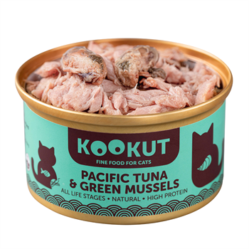 Kookut Pacific Tuna & Green Mussels Cat Canned Food 70g