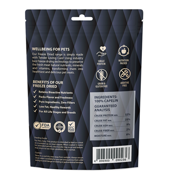 Homey Moments Freeze Dried Capelin 125g