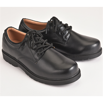 Jolly Captain Boy Black Leather Shoes BTSB04