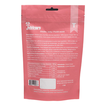 TubbyK9 Chicken jerky 100g