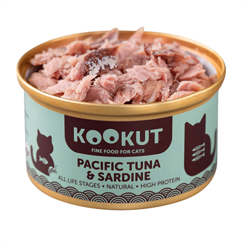 Kookut Pacific Tuna & Sardine Cat Canned Food 70g