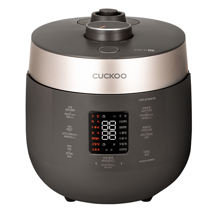 韓國製造CUCKOO 真空高氣壓多功能發芽飯煲CRP-ST06 (深啡).--永安網店