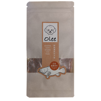 Olee Gourmet Giant Grouper Liver Treats 40g