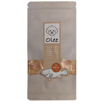 Olee Gourmet Giant Grouper Dental Chew 40g