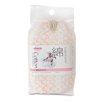 Aisen Cotton Body Sponge-Soft PJA-BY312