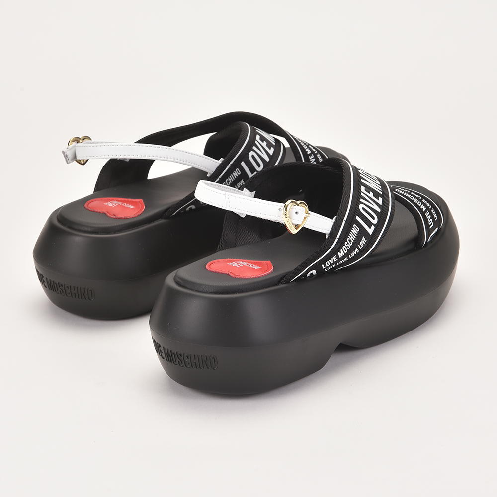 Love Moschino Ladies' Sling Back Platform Sandals JA16257I0IIX6