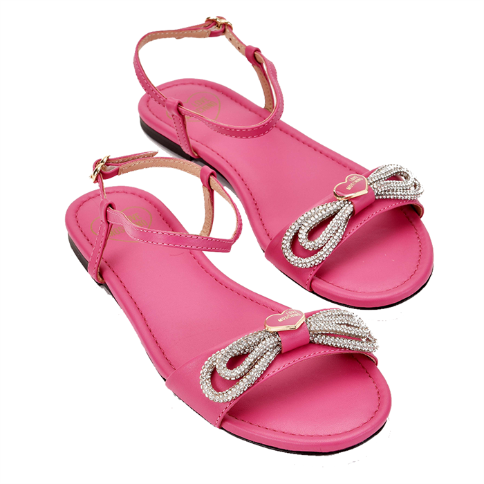 もご　 Love Moschino Ladies' Sandals JA16181G1IIE0/604 FUXIA--Wing On NETshop