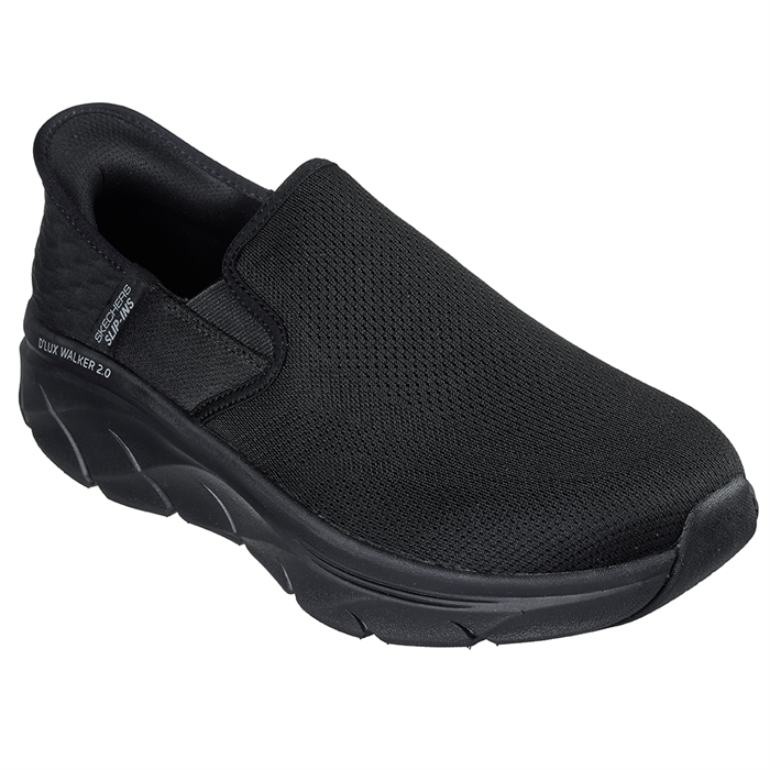 Skechers Men's Slip-Ins D'Lux Walker 2.0 232463/BBK--Wing On