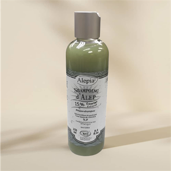 ALEPIA 15% laurel oil organic shampoo (contains aloe vera cleansing base)