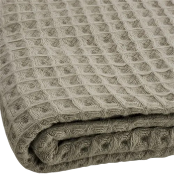 Youth Waffle Bath Towel,Grey