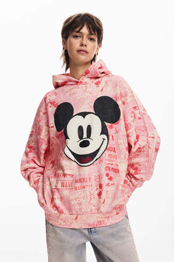 Womens Hoodies Desigual Mickey Mouse Pullover DESIGUAL X DISNEY