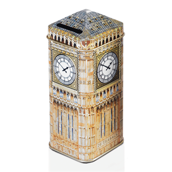 Ahmad English Breakfast Money Box Caddy ( 20 tagged teabag) - Big Ben.