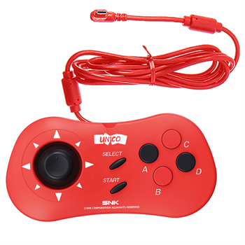 UNICO MVS mini GamePad - Red HKUM-CONTROLLER