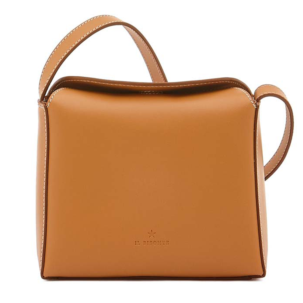 IL Bisonte Maggio crossbody bag in leather color natural