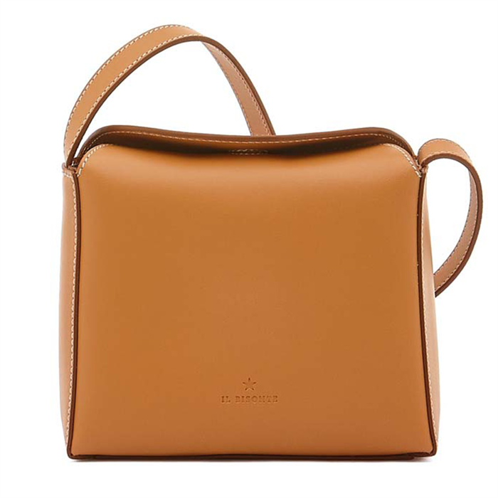 IL Bisonte Maggio crossbody bag in leather color natural