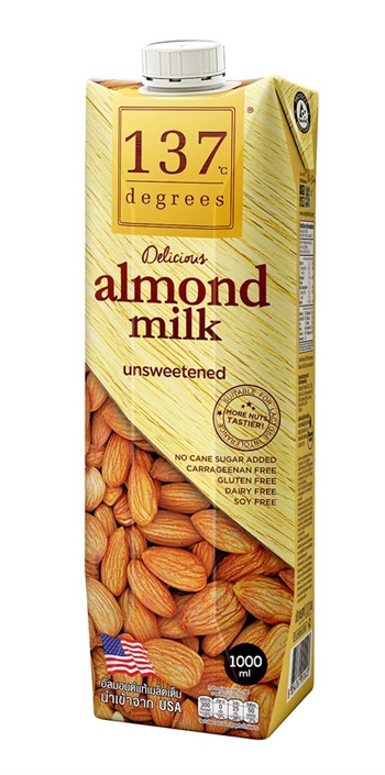137 Degree Almond Milk 1L-Unsweetened